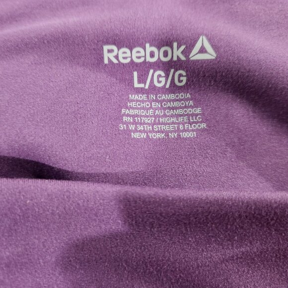 Reebok workout Women short, Large, purple - Picture 4 of 4